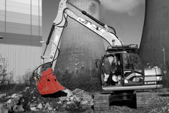 BAV CB12 excavator crushing bucket